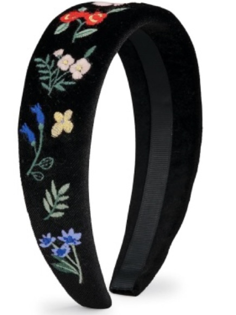 New, Rifle Paper Co. Velvet Headband with Hawthorne Flower Embroidery 💐